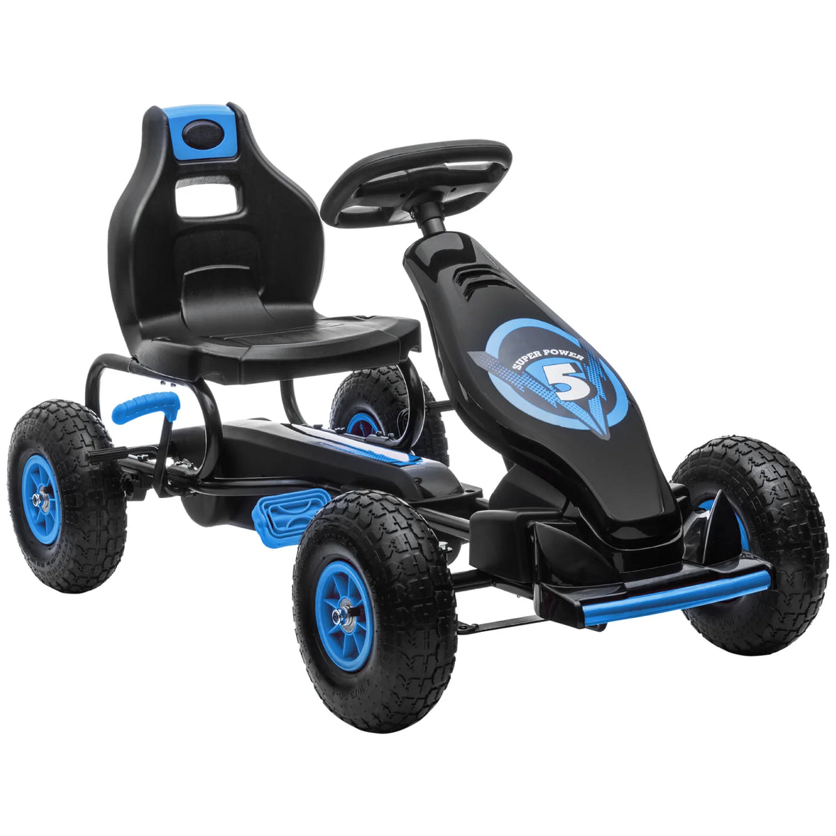 Kids Pedal Go Kart With Ergonomic Seat Suspension - Omega Lifestyles