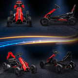 Kids 12V Electric Ride-On Go Kart With Safety Features - Omega Lifestyles