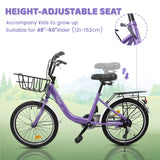 20-Inch Kids Steel Frame Single-Speed Bicycle With Brakes - Omega Lifestyles