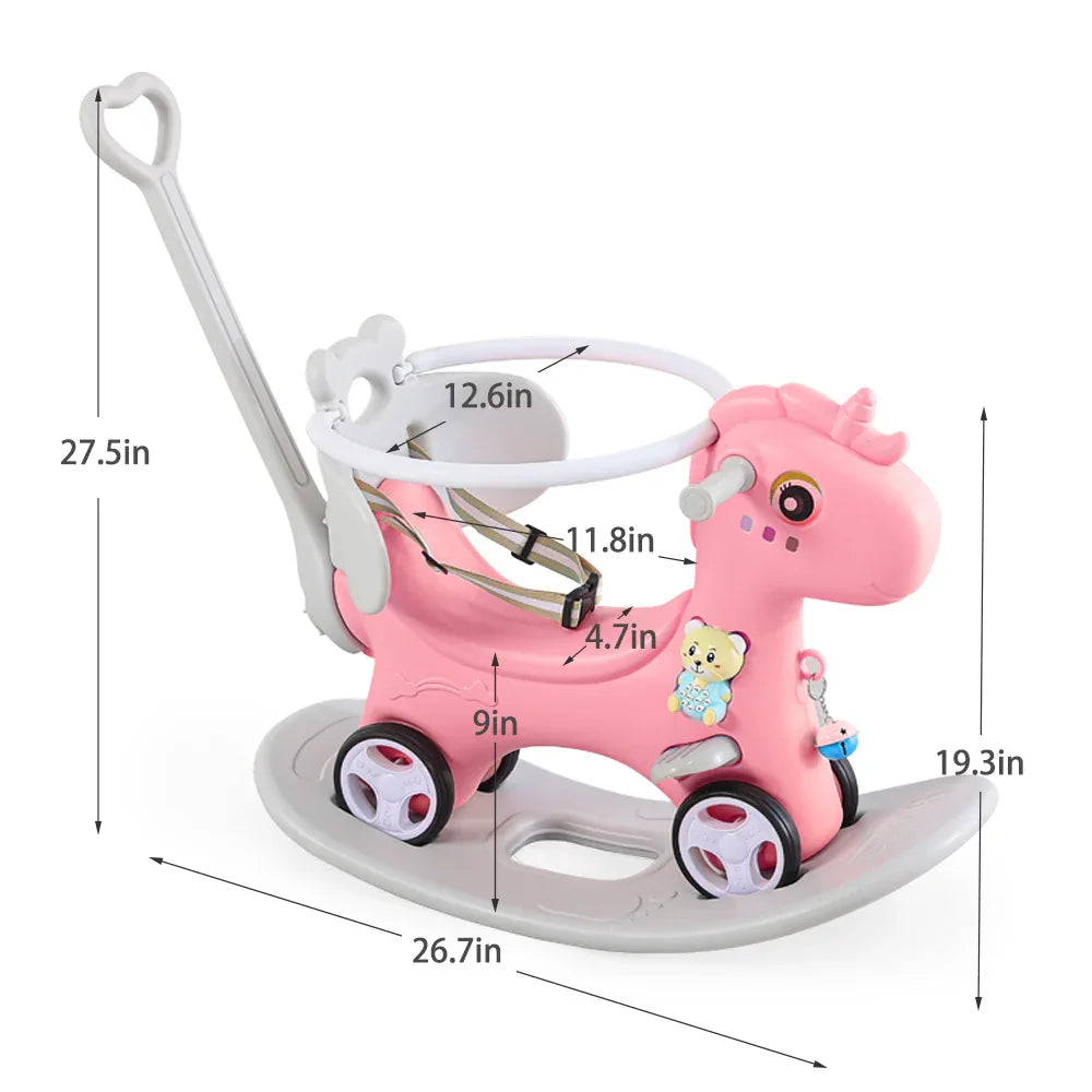 Rocking Horse Balance Bike Ride-On Toy For Toddlers - Omega Lifestyles
