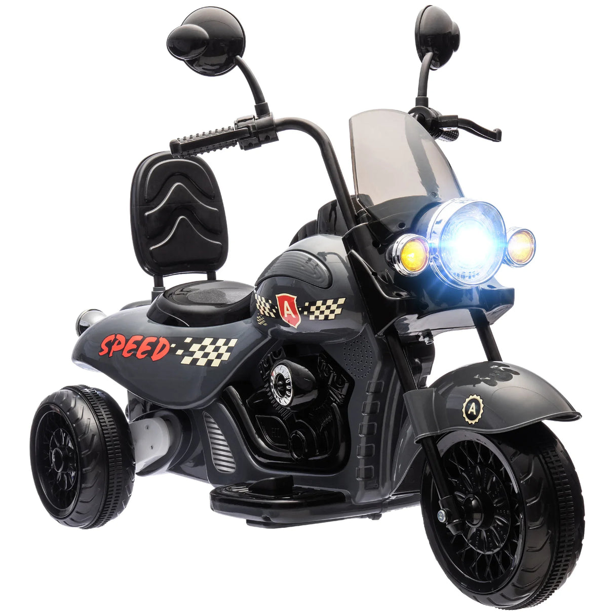 Kids 3-Wheel Electric Ride-On Motorcycle With Music - Omega Lifestyles
