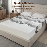 Medium 12-Inch Plush Foam Queen Mattress - Omega Lifestyles