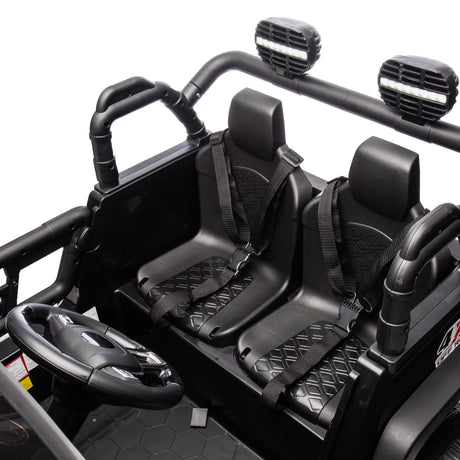 24V Two-Seater Kids Ride-On Truck With Bluetooth Remote Control - Omega Lifestyles