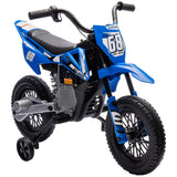 12V Electric Toddler Dirt Bike With Training Wheels - Omega Lifestyles