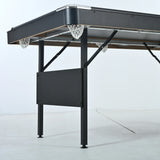 Foldable Indoor Black Blue Pool Table With Accessories - Omega Lifestyles