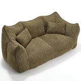 Dual Chenille Bean Bag Chair With High Resilience Foam Core - Omega Lifestyles