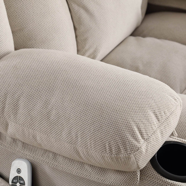 Heated Velvet Swinging Recliner Massage Chair With USB - Omega Lifestyles