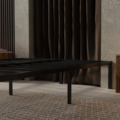 Heavy-Duty Modern Steel King Platform Bed Frame - Omega Lifestyles