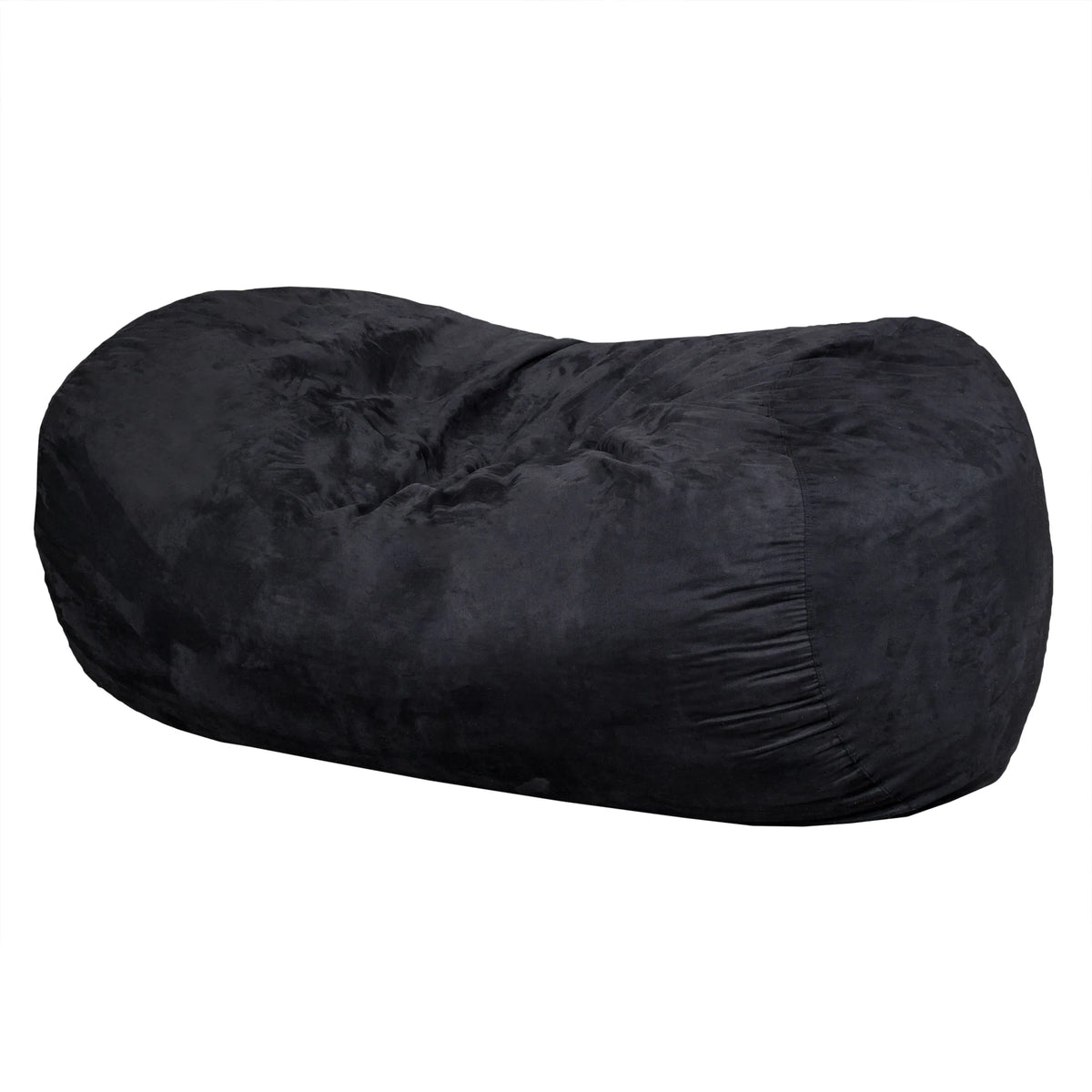 Microfiber Foam Filled Cylindrical Suede Bean Bag Chair - Omega Lifestyles