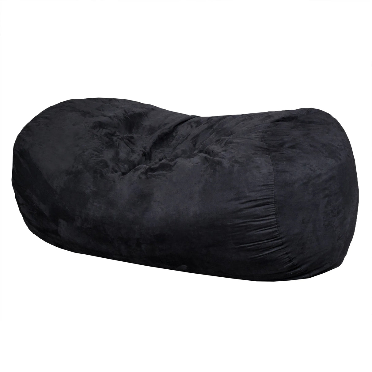 Microfiber Foam Filled Cylindrical Suede Bean Bag Chair - Omega Lifestyles