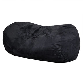 Microfiber Foam Filled Cylindrical Suede Bean Bag Chair - Omega Lifestyles