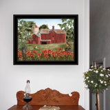 Framed Multicolor Paper Wall Art Print Ready To Hang - Omega Lifestyles