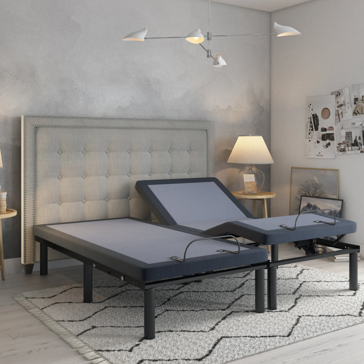 California Split King Adjustable Bed Base With Massage - Omega Lifestyles