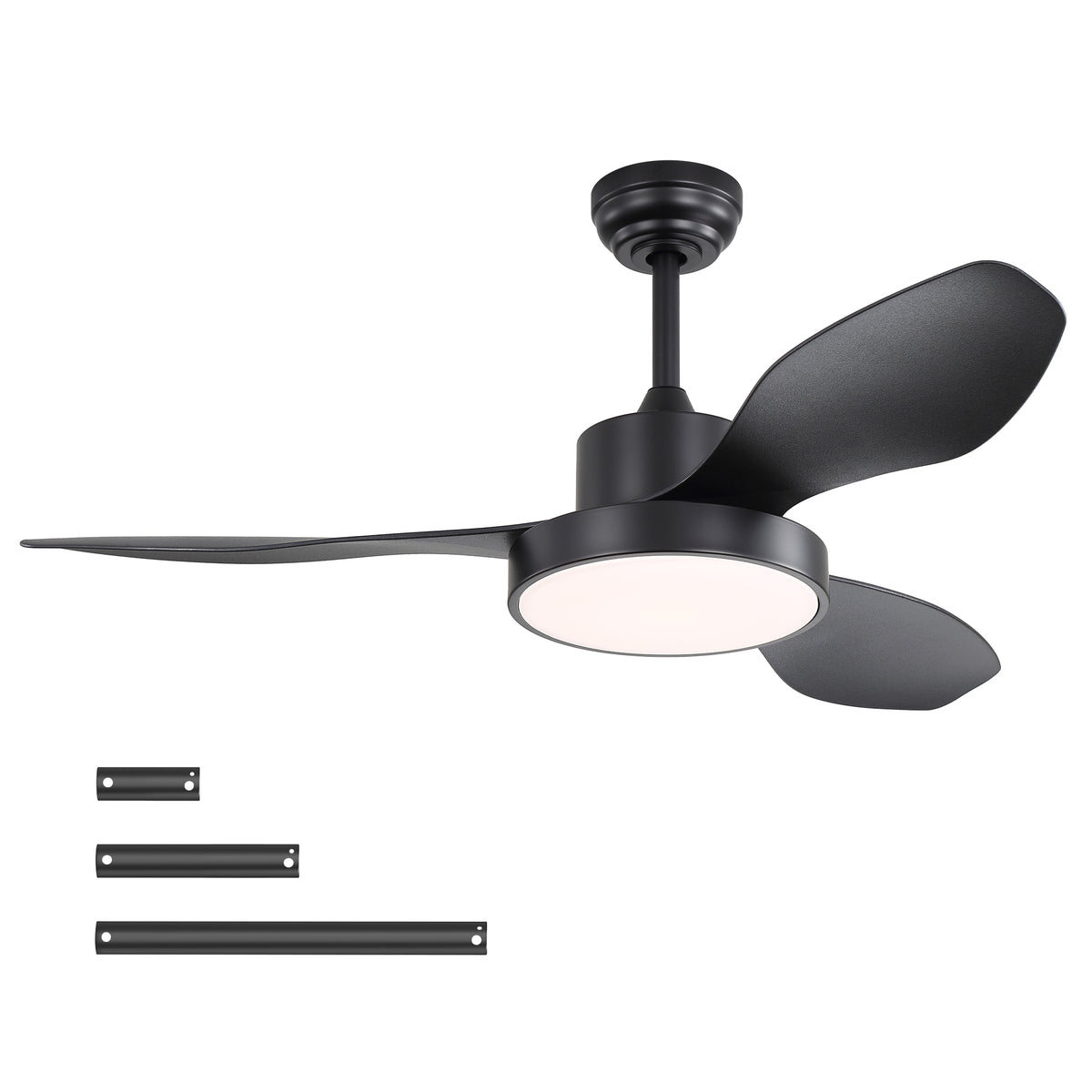 47-Inch Energy-Efficient Remote Control Ceiling Fan With Light