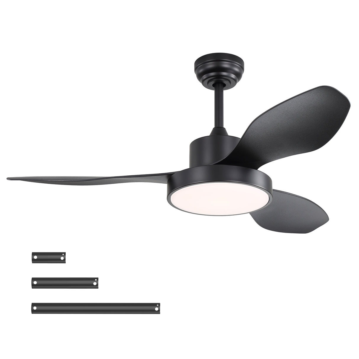 47-Inch Energy-Efficient Remote Control Ceiling Fan With Light