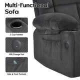 Power Lift Massage Heat Recliner Chair With USB Ports - Omega Lifestyles