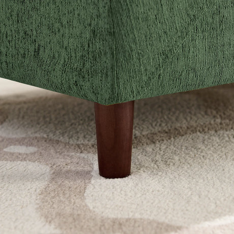 Modern Olive Green Foam Pet Sofa With Armrests And Backrest - Omega Lifestyles