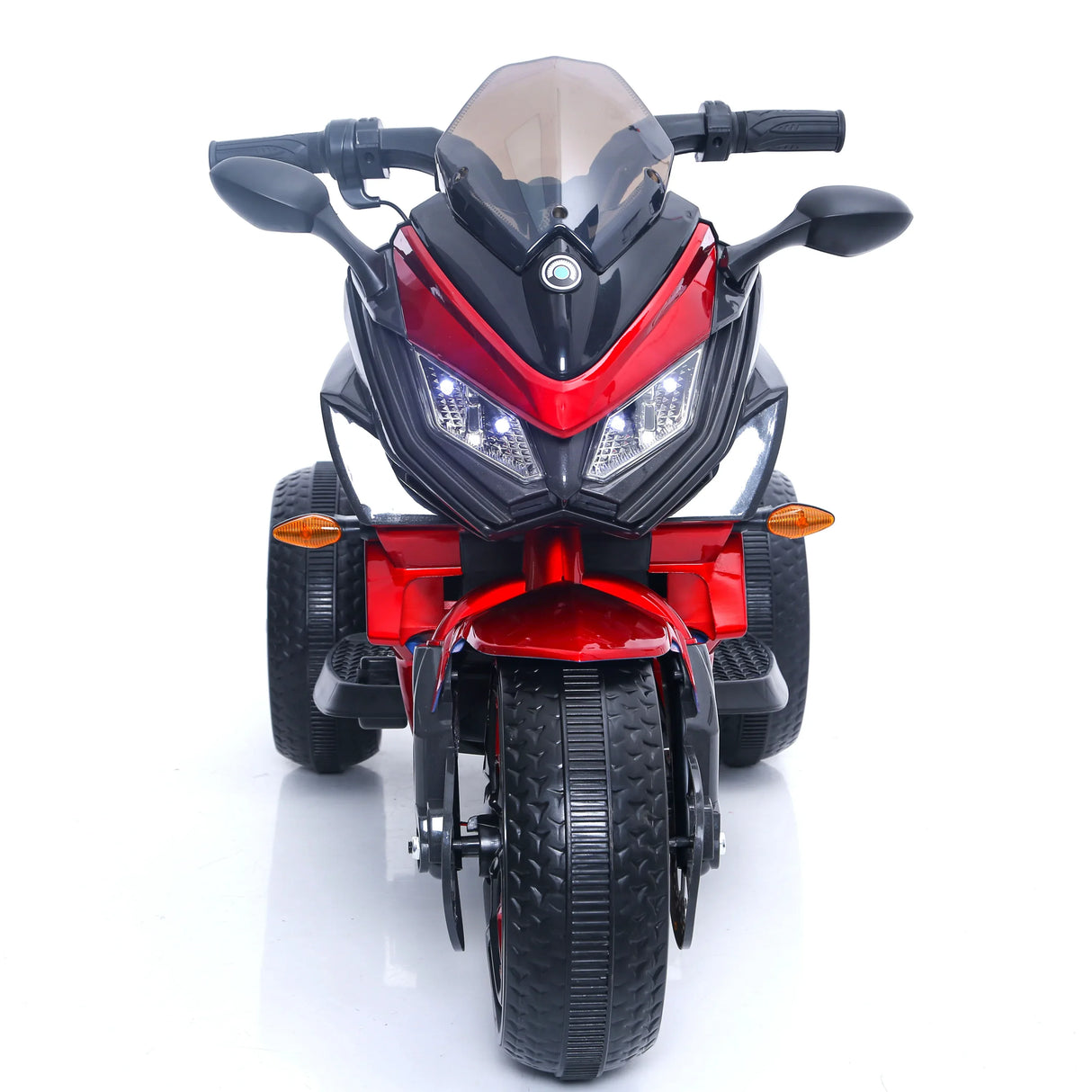 12V Kids Ride-On Motorcycle With PU Seat And Training Wheels - Omega Lifestyles