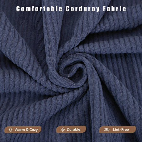 Modular Folding Convertible Corduroy Sofa Bed - Omega Lifestyles