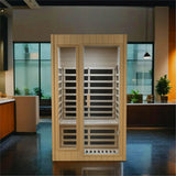 Two-Person Hemlock Far Infrared Indoor Sauna Room - Omega Lifestyles