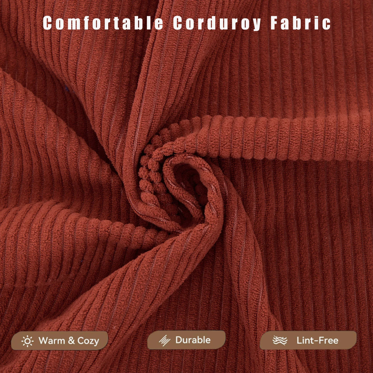 Modular Folding Convertible Corduroy Sofa Bed - Omega Lifestyles