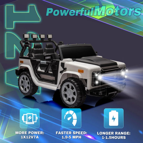 Battery-Powered Four-Wheel Drive Kids Ride-On Car With Remote - Omega Lifestyles