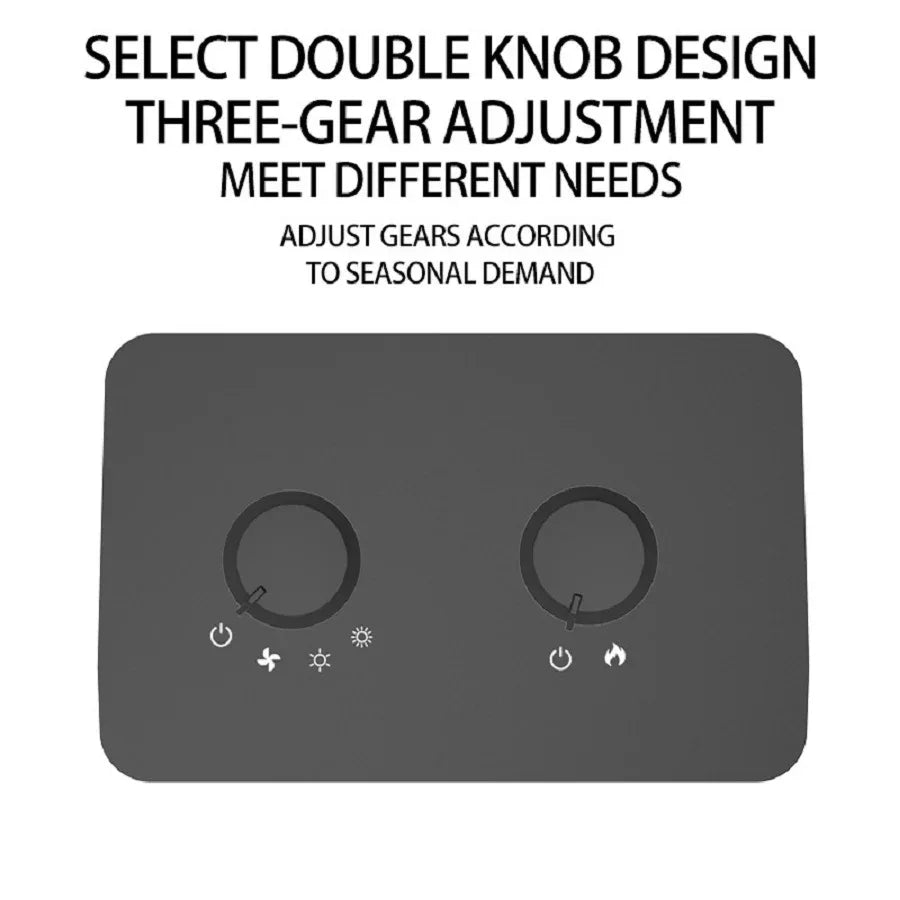 Portable Electric Freestanding 1500W Indoor Fireplace Heater - Omega Lifestyles