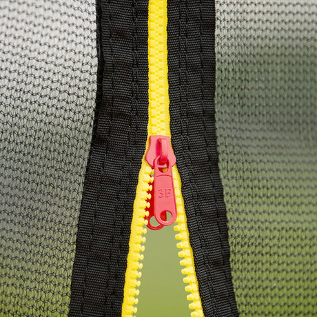 15-Inch Galvanized Steel Frame Safety Trampoline With Hoop - Omega Lifestyles