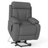 Power Lift Plush Snowflake Velvet Recliner Chair - Omega Lifestyles