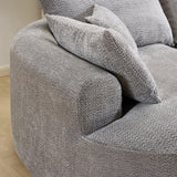 Minimalist Medium-Soft Chenille Foam 5-Seat Sofa - Omega Lifestyles
