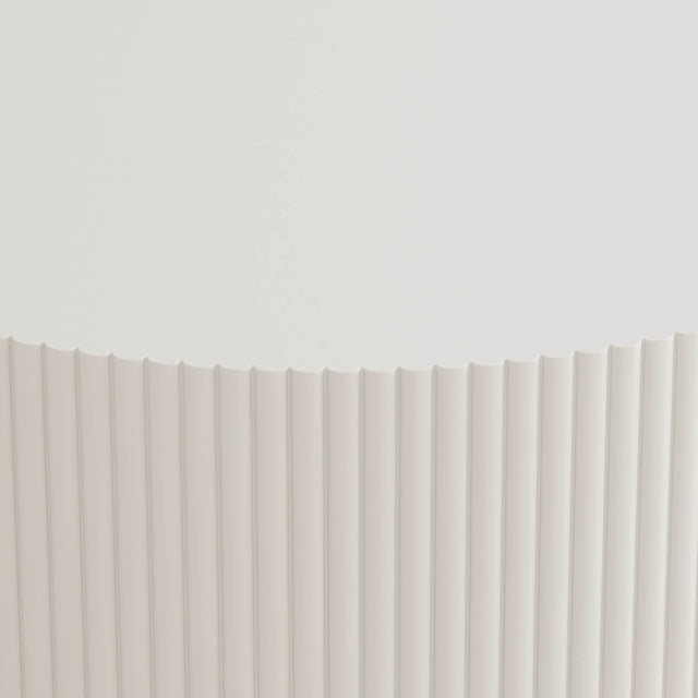 31.5-Inch Round White MDF Coffee Table With Storage - Omega Lifestyles