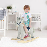 Plush Kids Rocking Horse With Realistic Sounds - Omega Lifestyles