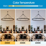 Farmhouse Matte Black Wagon Wheel Chandelier 36-Light 64-Inch - Omega Lifestyles