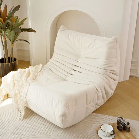 High-Density Foam Ergonomic Art Deco Bean Bag Chair - Omega Lifestyles