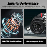 Foldable Lightweight 4-Wheel Manual Mobility Scooter M2020 - Omega Lifestyles