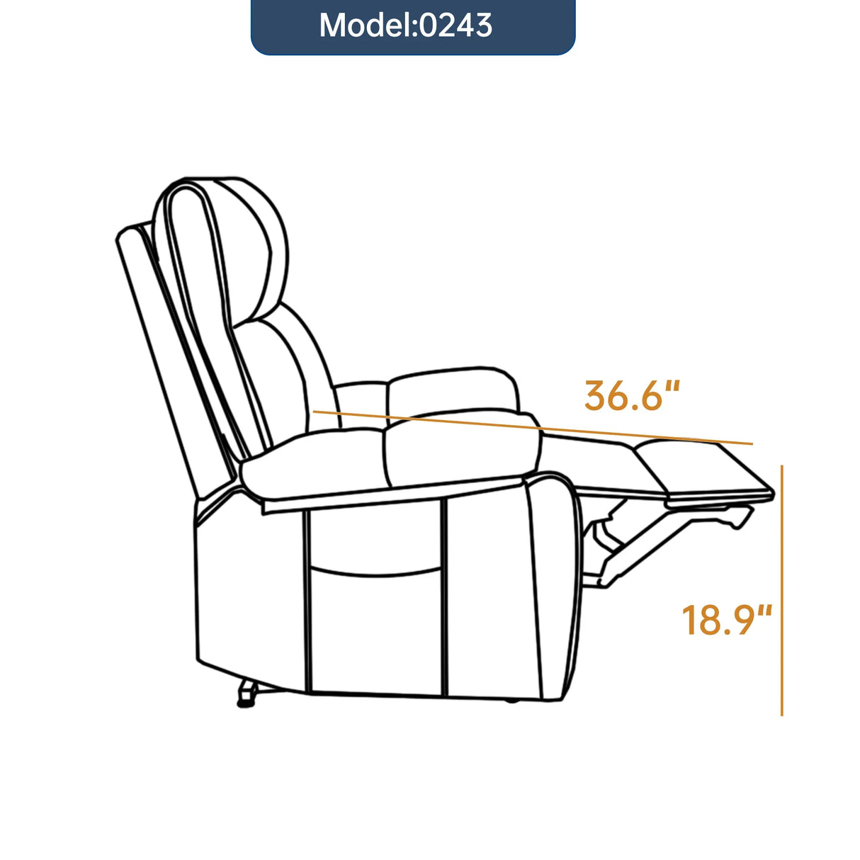 Medium-Firm Faux Leather Power Lift Massage Recliner Chair - Omega Lifestyles