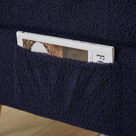 Modern Teddy Upholstered Adjustable Sleeper Loveseat Sofa - Omega Lifestyles