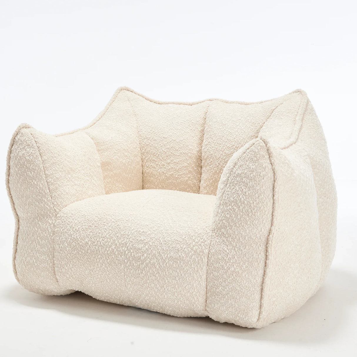 Chenille Bean Bag Chair With Resilient Foam - Omega Lifestyles