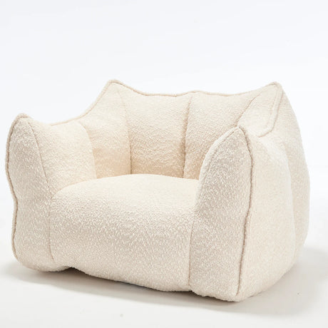 Chenille Bean Bag Chair With Resilient Foam - Omega Lifestyles