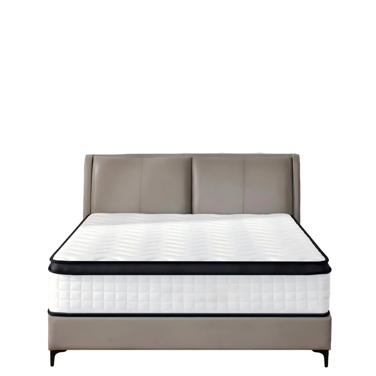 Medium 12-Inch Hybrid Memory Foam King Mattress - Omega Lifestyles