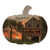 Wooden Pumpkin Halloween Wall Art Decor - Omega Lifestyles