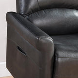 Power Reclining Faux Leather Memory Foam Lift Chair - Omega Lifestyles