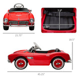 Licensed BMW 507 Kids Electric Ride-On Car With Remote - Omega Lifestyles