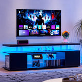 Gaming Console TV Stand With Storage Cabinet - Omega Lifestyles