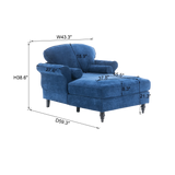 Chenille Recliner Sofa With Foam Pocket Springs - Omega Lifestyles