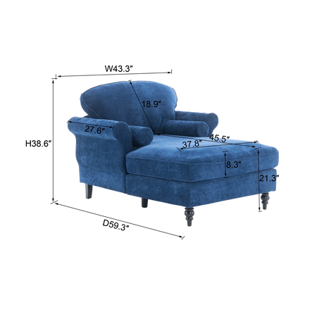 Chenille Recliner Sofa With Foam Pocket Springs - Omega Lifestyles