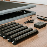 Twin Adjustable Base With Dual 3-Level Massage and USB Ports - Omega Lifestyles