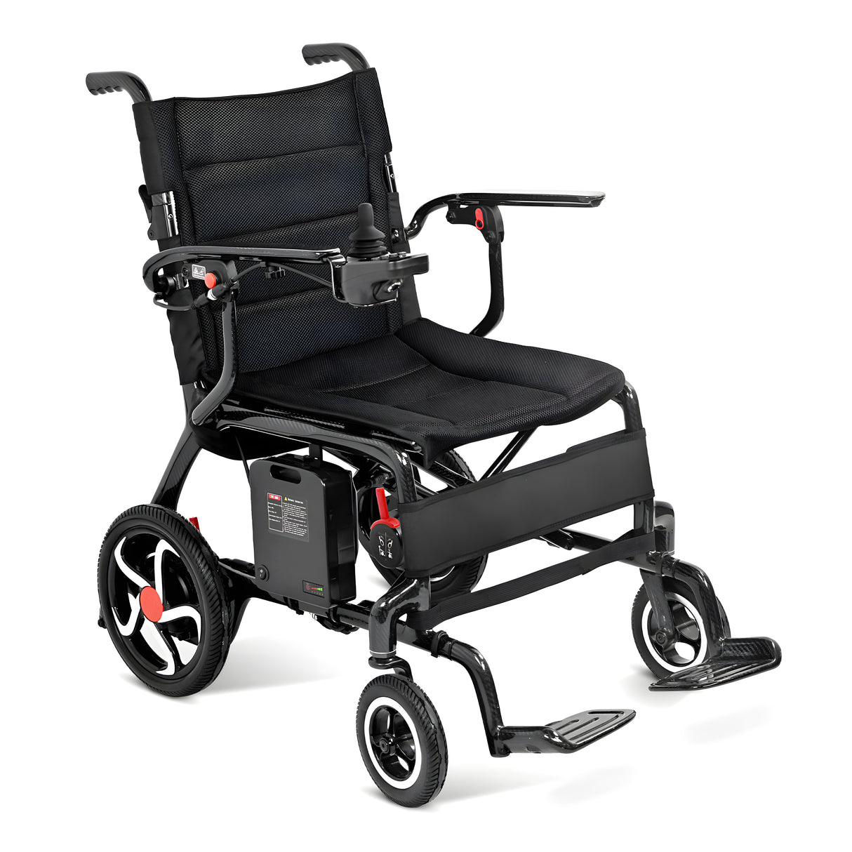 Ultra-Lightweight Carbon Fiber Folding Electric Wheelchair