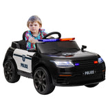 12V Remote Control Kids Electric Police Car With Suspension - Omega Lifestyles