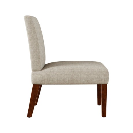 Fabric Accent Chair Set Of 2 With Round Wood Table - Omega Lifestyles